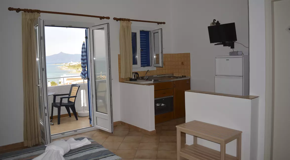 Double room (studio) with a view to the sea - Sunrise Studios, Agistri
